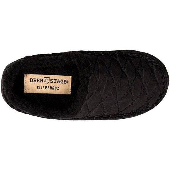 Deer Stags Boy's Lil Alma Slipperooz Slipper Black Little Kid Size 2 - Picture 5 of 8